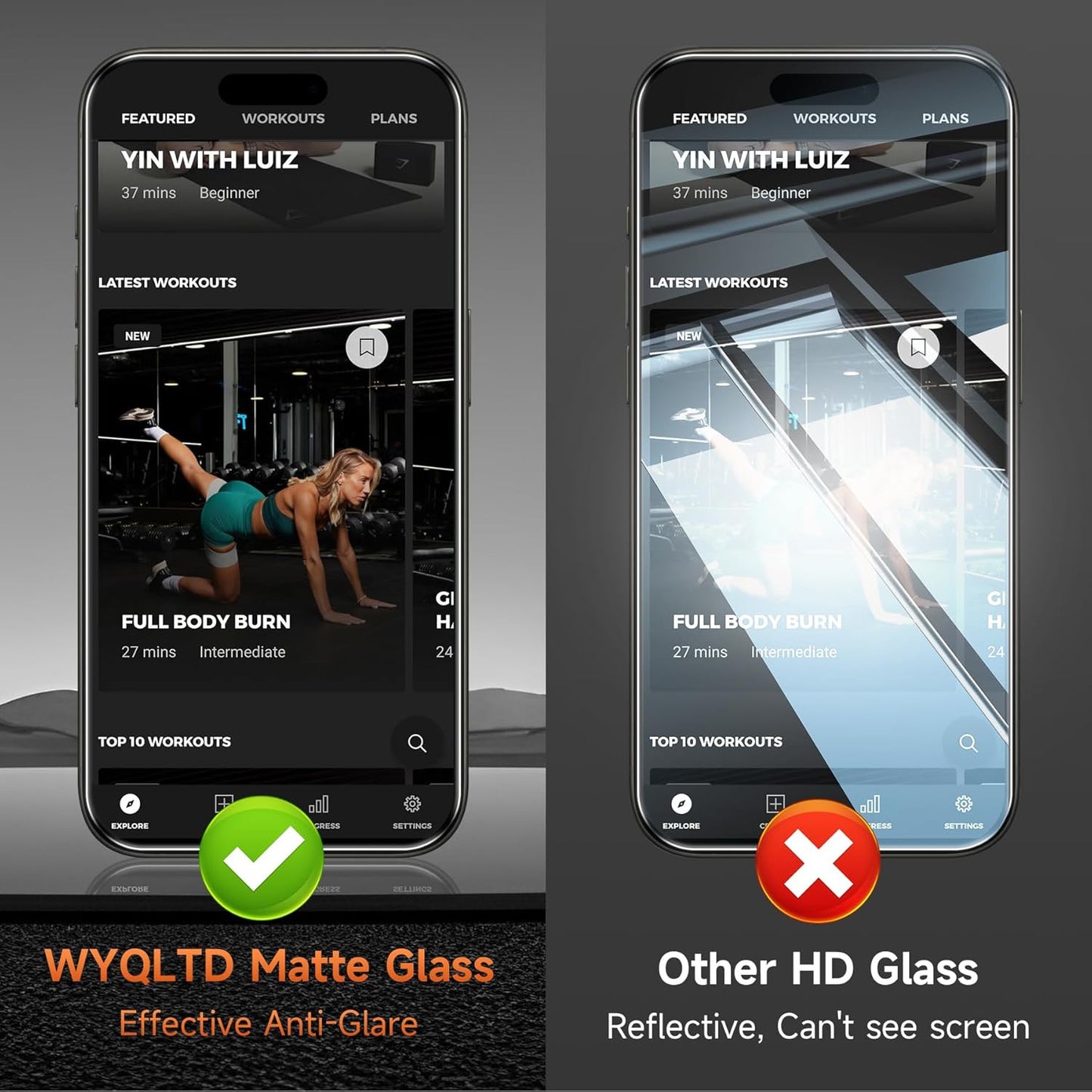 2 Pack for Iphone 17 Pro Max Matte Screen Protector Glass, anti Glare, anti Fing