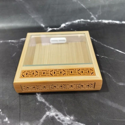 Shanghai-Style Bamboo Huang Ling Cage 85x85x19mm Sky Window
