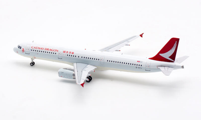 1:200 Aviation CATHAY DRAGON AIRBUS A321 Passenger Airplane Diecast Plane Model