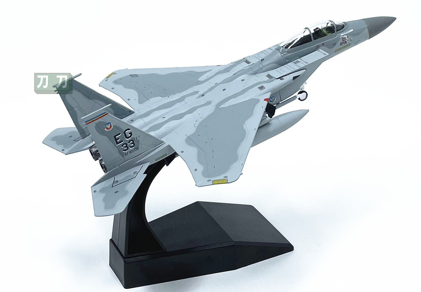 1:100 20CM AMER USA F-15C Fighter Plane Airplane Diecast Military Aircraft Model