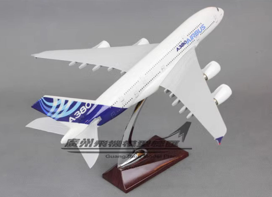 34CM 1:215 AIRBUS A380 Passenger Airplane Resin Aircraft Plane Model Collection