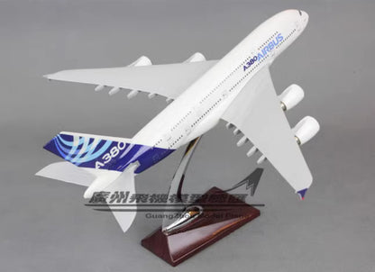 34CM 1:215 AIRBUS A380 Passenger Airplane Resin Aircraft Plane Model Collection