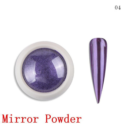 Nail Polish 8ml Jars Silver Gold Mirror Metallic Lacquer UV Gels Soak Off Paints