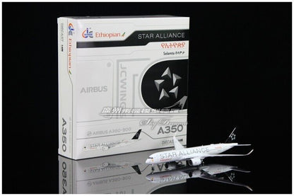 1:400 JC Wings Ethiopian STAR ALLIANCE AIRBUS A350-900XWB Airplane Diecast Model