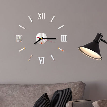 DIY Wall Clocks Creative Acrylic Punch-Free Luminous Living Room Home Decor 16in