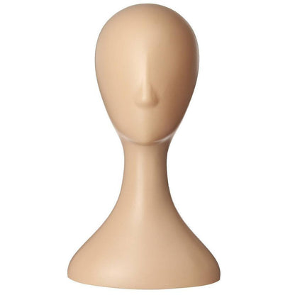 Female Head Mannequins PE Plastic Abstract Model Wig Hair Glasses Display Stands