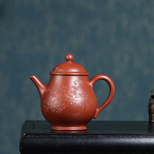 Original Ore Real Yixing Zisha Zhu Clay Tea Pot Handmade Pot 150ml Kungfu Teapot