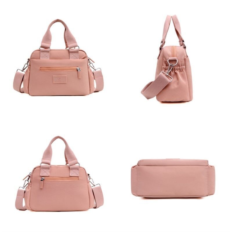 Waterproof Nylon Shoulder Bag Messenger Large Handbag Travel Purse 25*20*10 CM