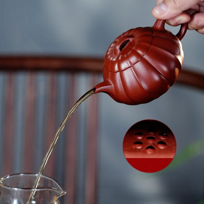 Traditional Handmade Tea Pot 200ml Chinese Real Yixing Zisha Zhu Clay Marked Pot