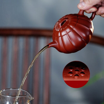 Traditional Handmade Tea Pot 200ml Chinese Real Yixing Zisha Zhu Clay Marked Pot