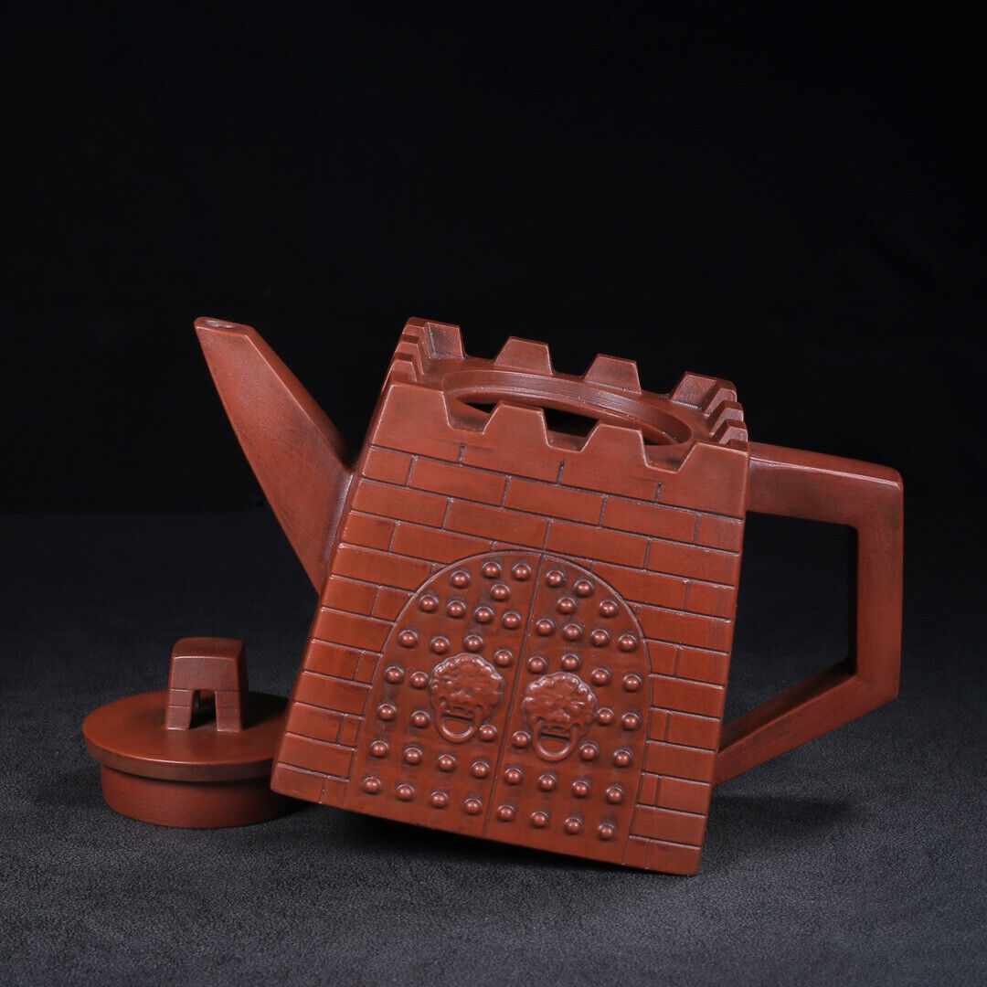 Chinese Yixing Zisha Clay Handmade Exquisite Teapot （长城 底款：徐汉棠）