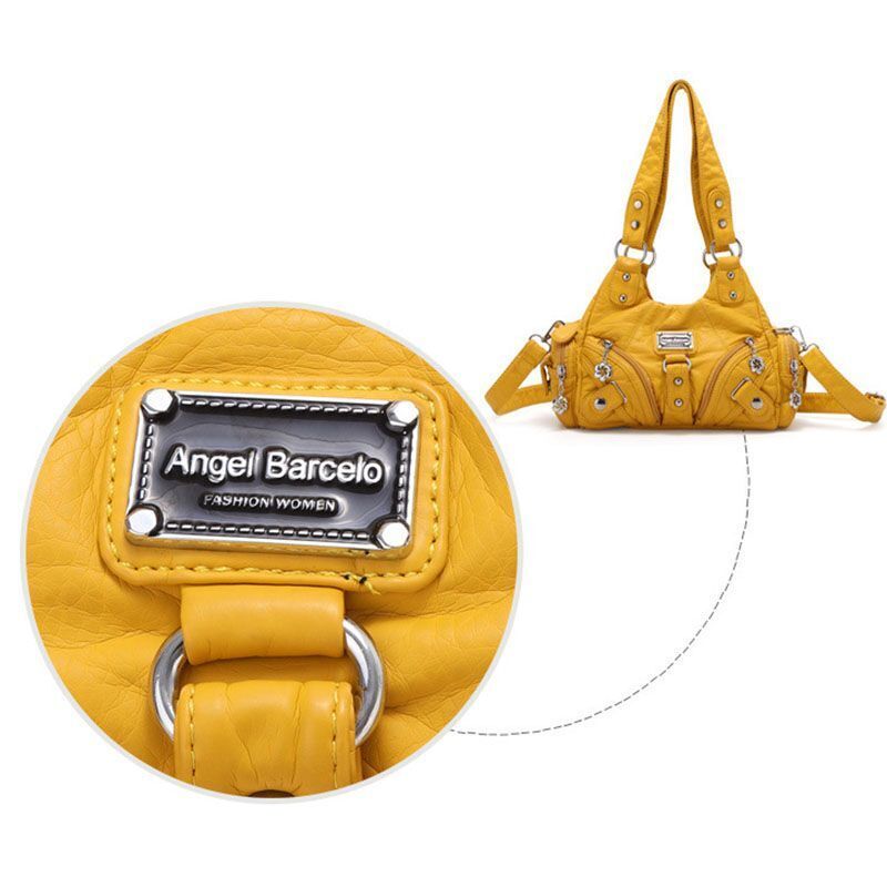 Handbags Luxury Soft Synthetic Leather Shoulder Bags Large Shopping Tote Purses