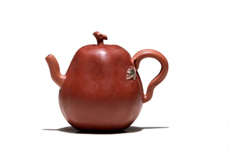 135cc Chinese Yixing Handmade Zisha Teapot Duan Ni Red Dates Hu Gongfu Tea Pot
