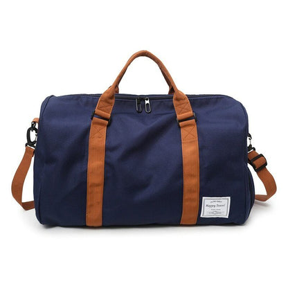 Water-Resistant Luggage Shoulder Bags Short Tour Weekend Sports Gym Duffel Bags