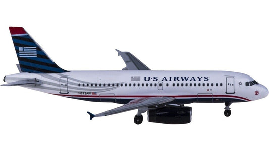 1:400 AeroClassics US AIRWAYS AIRBUS A319 Passenger Airplane Diecast Plane Model