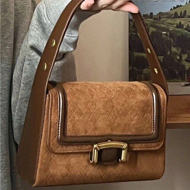 Women's Vintage Satchel Handbag Elegant Top Handle Classic Bag Retro Gift