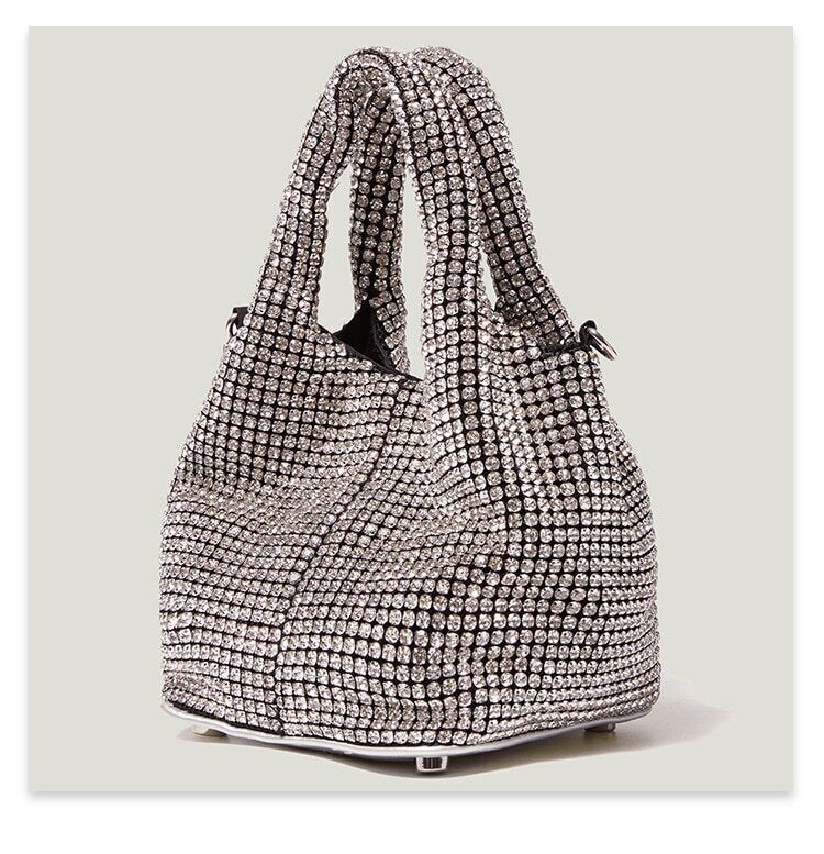 2022 New Bag Women Handbags Mesh Shoulder Crossbody Bags Evening Party Purse