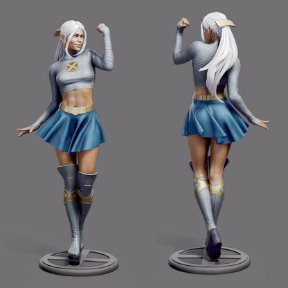 1/24 resin figure model kit Fantasy Storm 3D Printing Unassembled Unpainted