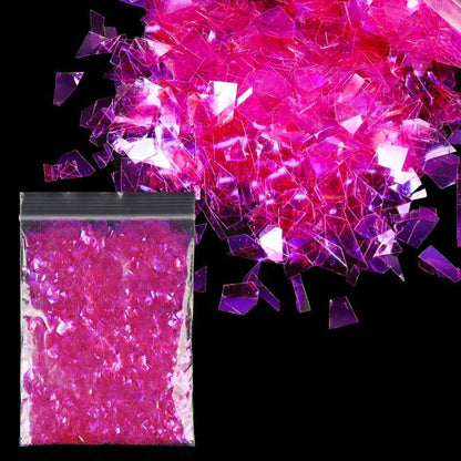 Nail Art Decor 10g Holographic Irregular Sequins Glitter Sparkly Colorful Flakes
