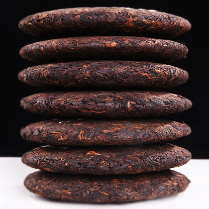 Pu-erh Ripe Tea Cake Pu'er Ripe Tea 357g Pu'er Tea Cake Ripe Pu