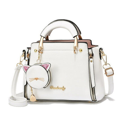 Summer Women Bag Pu Leather Ladies Shoulder Purse Handbag White Shoulder Bag