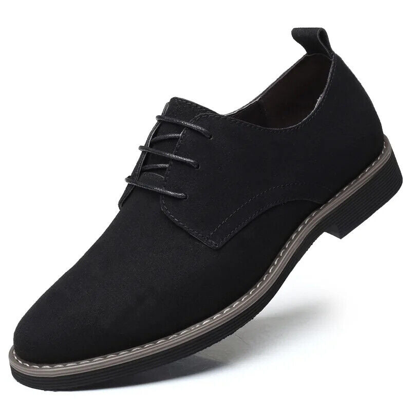 Men Suede Shoes Blue Shoes Men Flats Men Sneakers Casual Men Shoes
