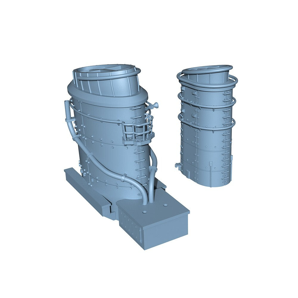LYCG350329 1/350 Model Upgrade Parts German Z-25 Destroyer Chimney Kit