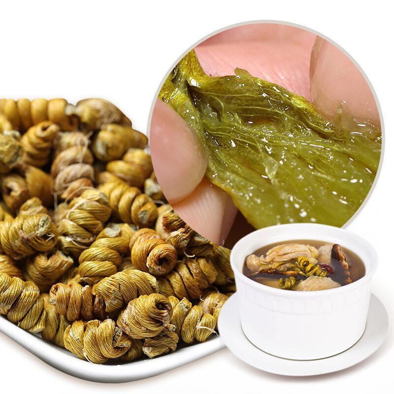 Chinese Tie Pi Shi Hu Huo Shan Herba Dendrodii Officinalis Maple Bucket 50g