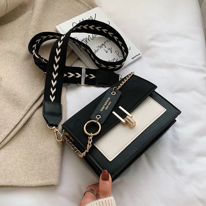 Bags Casual Shoulder Bags Contrast Color Ladies Bags