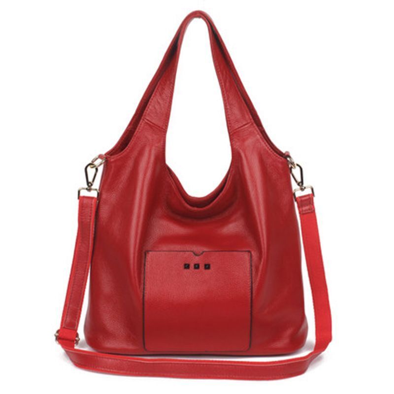 Shoulder Bag Real Cow Skin Genuine Leather Cowhide Crossbody Messenger Purse 1PC