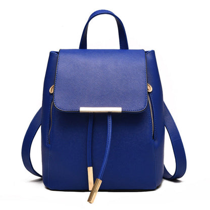 New Women's PU Leather Satchel Shoulder Backpack School Rucksack Bags Travel