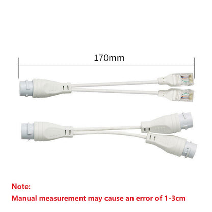 1 to 2 Adapter Network Splitter Poe Switch Connector Rj45 Synthesizer Separator