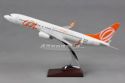 41CM GOL BOEING 737-800 PR-GTF Passenger Aeroplane Resin Aircrarft Plane Model