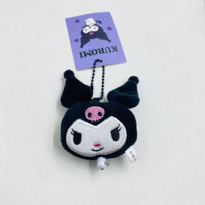 Sanrio Kuromi Cute Drawstring Plush Doll Bag Small Pendant Keychain