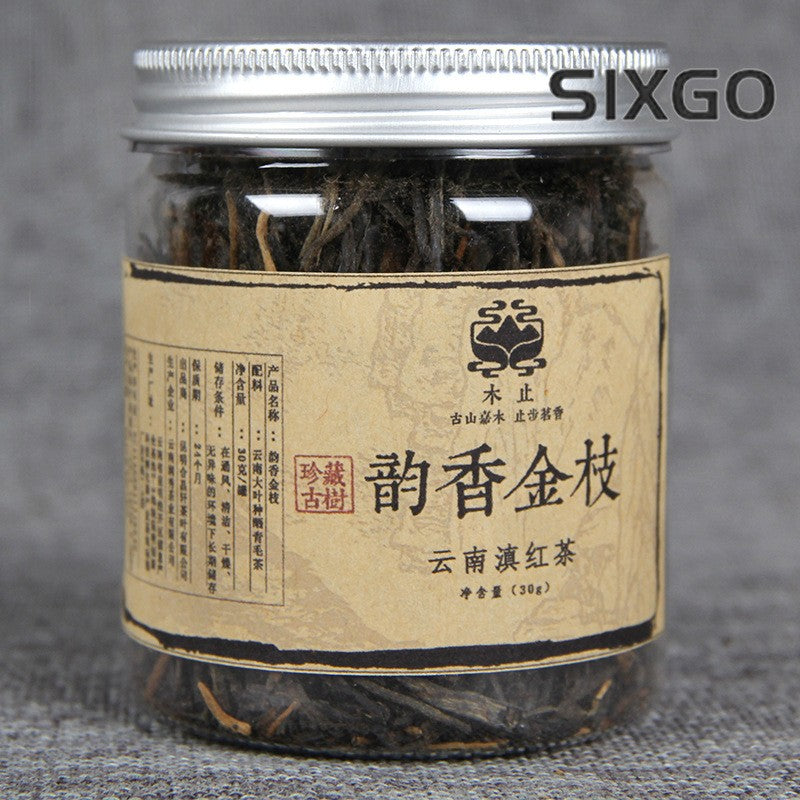 30g Yunnan Dian Black Tea Yunxiang Jin Zhi Kung Fu Black Tea Small Jar Black Tea