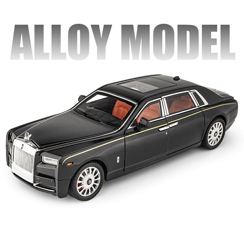 1:18 Rolls-Royce Phantom Diecast model Car Toy Vehicle Sound Light Kids Gifts