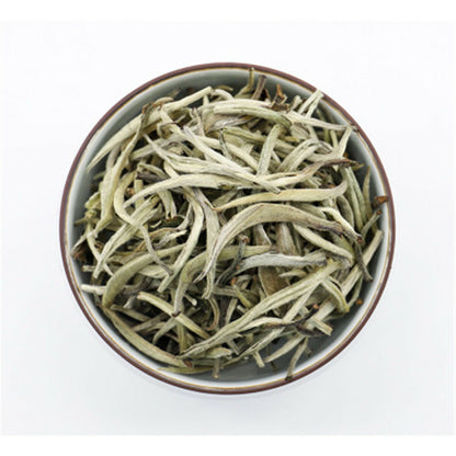 Silver Needle White Tea Bai Hao Yin Zhen Organic Loose Leaf Buds Premium