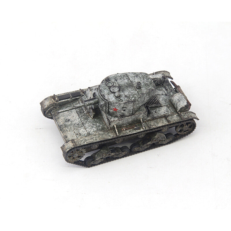 1/72 T26 T-26 Light Tank Model 1933 No Antenna Snow Coating