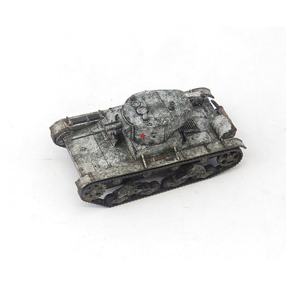 1/72 T26 T-26 Light Tank Model 1933 No Antenna Snow Coating