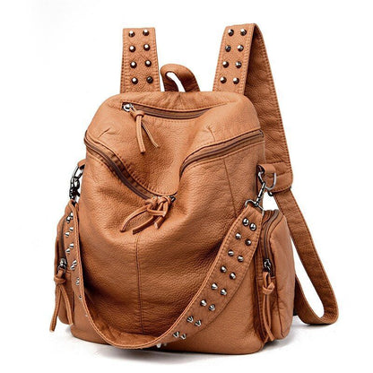 Backpacks Soft Big Luxury Anti-theft Travel Bags Large School Purse 28*13*34 CM
