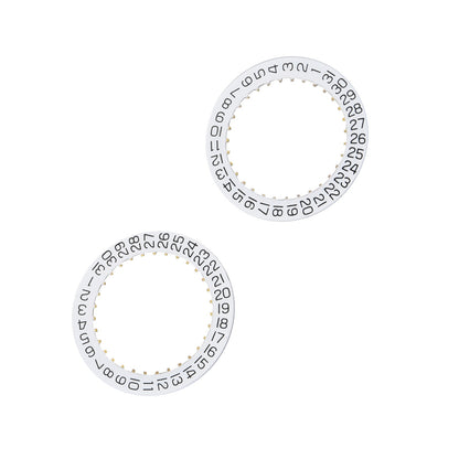 2Pcs Date IndicatorDisc Wheel Plate 2557 H3 For ETA 2804-2 2824-2 2892A2 F