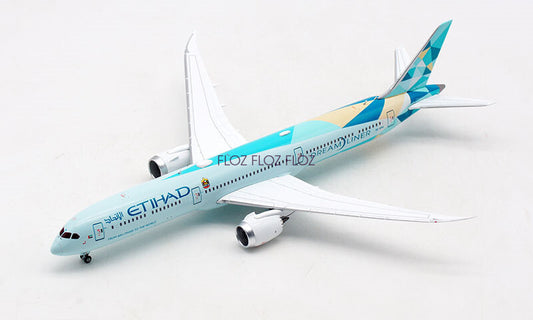 JC Wings Etihad Airways B787-10 A6-BMH From ABU DHABI TO THE WORLD 1:400 Model