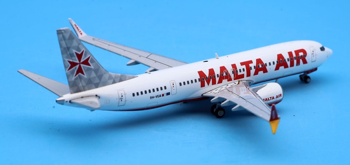 JC Wings 1:400 Malta Air Boeing B737 MAX 8 Diecast Aircraft JET Model 9H-VUA