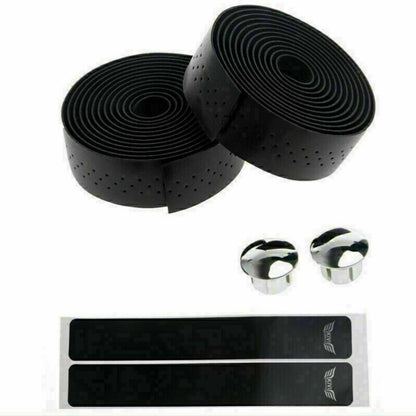1 Pair Anti-slip Tape Bar Handle Bicycle Leather Handlebar Breathable Bandage