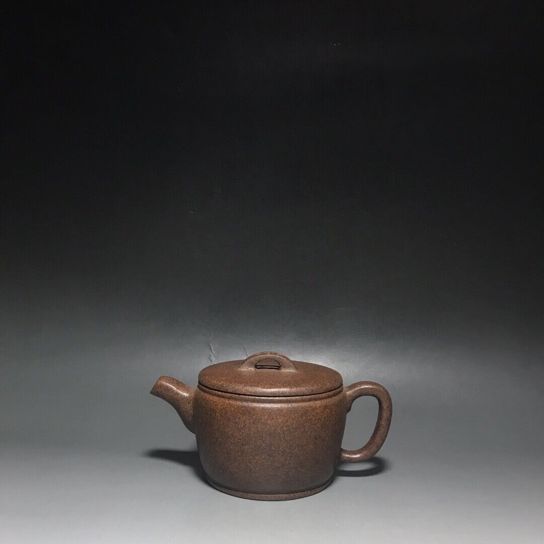 vintage chinese yixing purple clay teapot zisha ceremony carving Collectible art