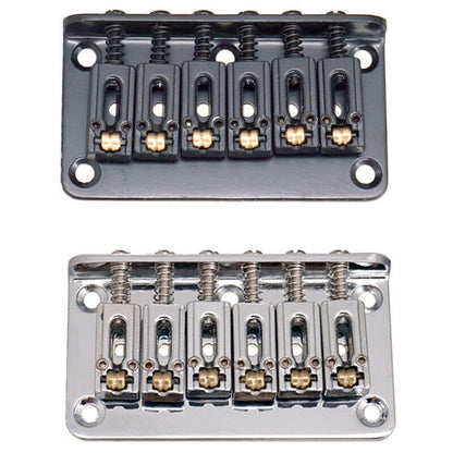 78mm Hardtail Guitar Bridge Body Through for 6 String Electric Guitar Parts