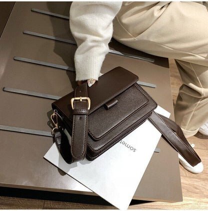 Shoulder Bags Ladies PU Letter Zipper Crossbody Bags Women's Handbags Totes