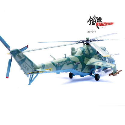 1:72 Panzerkampf Mi-24V Sudden attack on Kyiv 2022 Helicopter Diecast Model