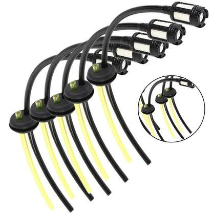 5Pcs Strimmer Trimmer Fuel Hose Pipe With Tank Filter Trimmers Brush Cutter Kit