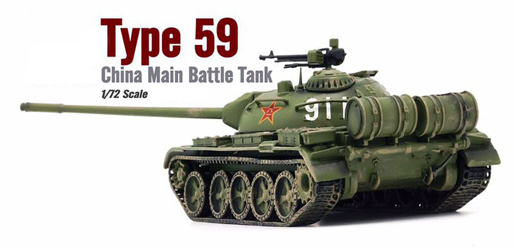 CHINA TYPE 59 1/72 tank model finished non diecast Panzerkampf